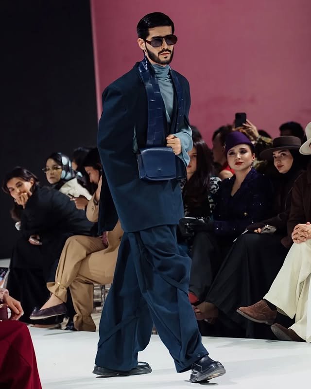 Otabek Ergashev on runway stage